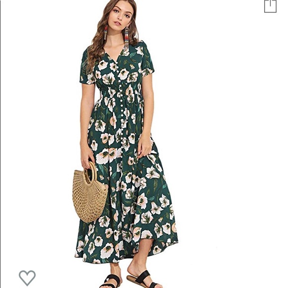 Floral Maxi Dress - Picture 4 of 4